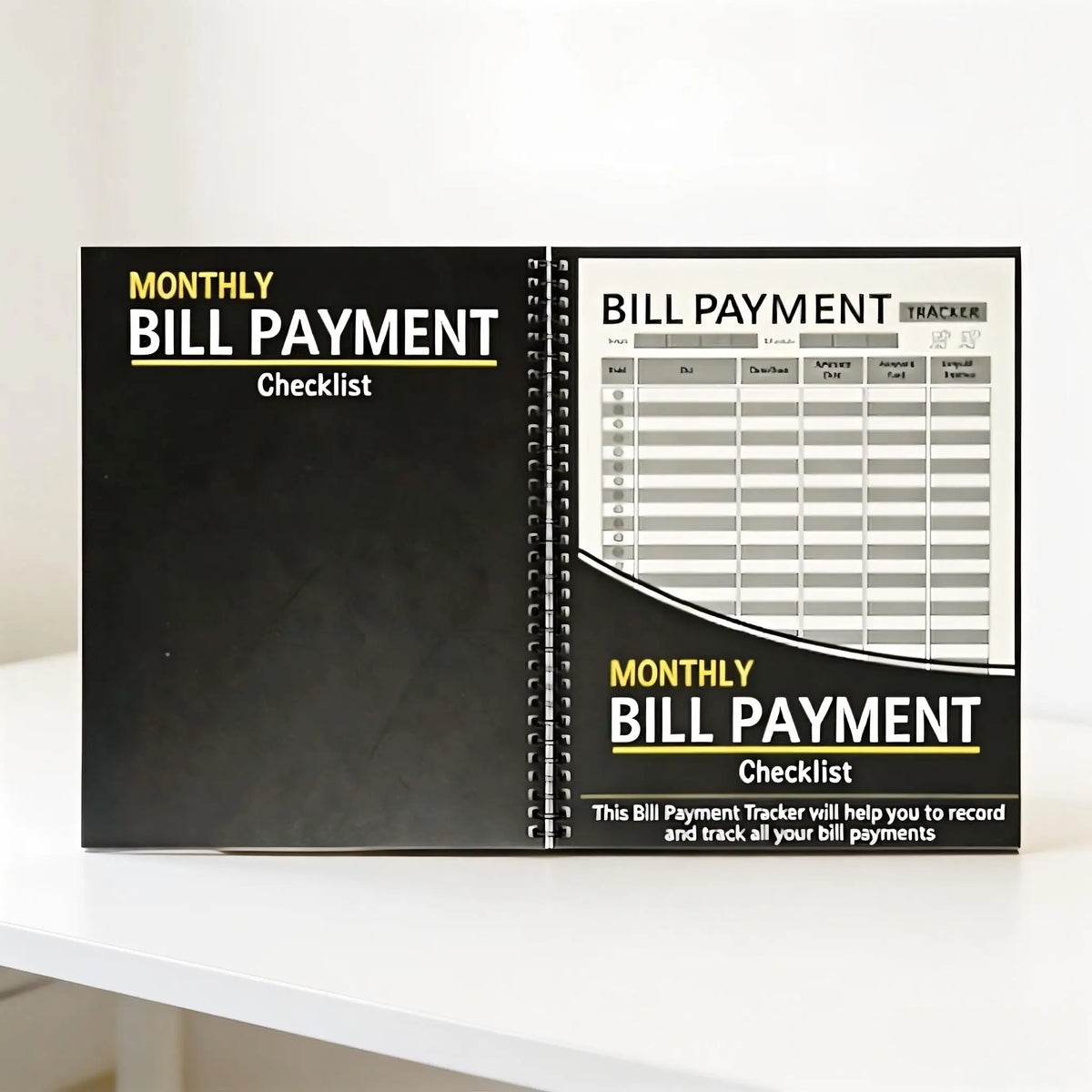 Bill Tracker Notebook: Monthly Bill Payment Checklist - 8.5" x 11" 100+ Pages Home Monthly Tracking Tool, Record Keeper