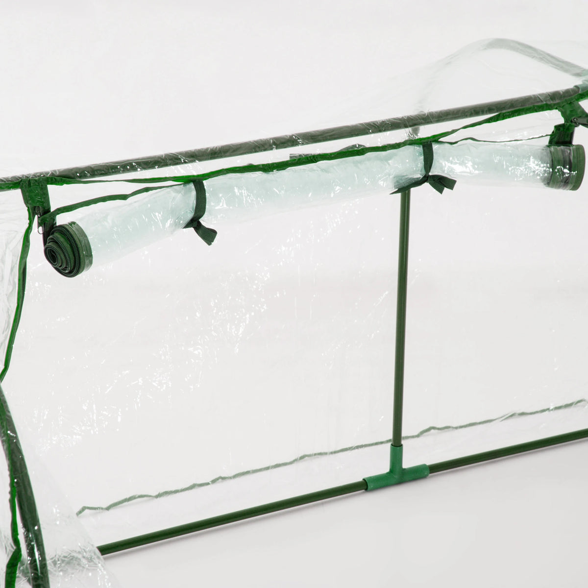 Outsunny 7' X 3' X 2.5' Mini Greenhouse, Portable Tunnel Green House with Roll-Up Zippered Door, Uv Waterproof Cover