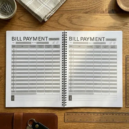 Bill Tracker Notebook: Monthly Bill Payment Checklist - 8.5" x 11" 100+ Pages Home Monthly Tracking Tool, Record Keeper