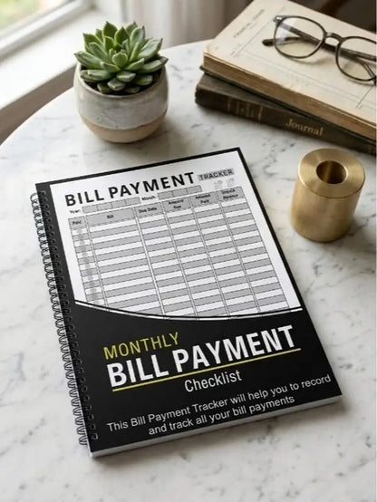 Bill Tracker Notebook: Monthly Bill Payment Checklist - 8.5" x 11" 100+ Pages Home Monthly Tracking Tool, Record Keeper