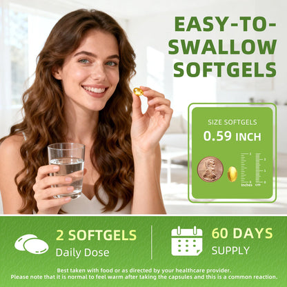Oregano Oil Capsules with Black Seed Oil,Garlic Oil,Vitamin D3 E for Antioxidant,Immune & Digestive Support Non GMO