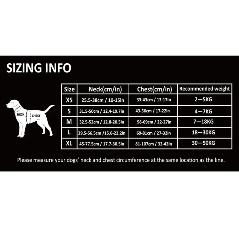 Pet Reflective Nylon Dog Harness No Pull Adjustable Medium Large Vest Safety Lead Walking Running
