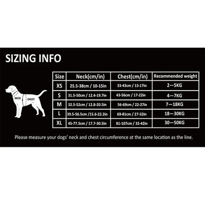 Pet Reflective Nylon Dog Harness No Pull Adjustable Medium Large Vest Safety Lead Walking Running