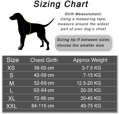 Dog Harness Vest ID Patch Customized Reflective Breathable Adjustable For NO PULL Outdoor