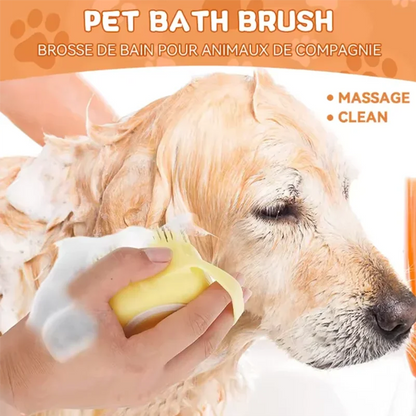 Bath Massage Brush Multifunctional Puppy Big Dog Cat Soft Safety Silicone Pet Accessories