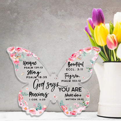 Christian Gifts for Women Birthday Inspiration Religious Gift, God Says You Are Spiritual Gifts