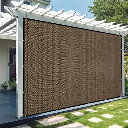 Plant Sunshade Nets, Outdoor Sunshade Nets, High-Density Polyethylene Mesh with Copper Grommets, Uv-Resistant, Breathable and Light-Blocking