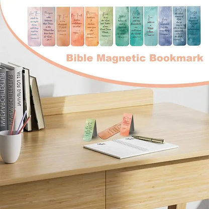 Bible Magnetic Bookmarks Religious 12X Inspirational Page Markers