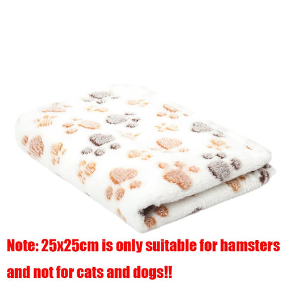 Soft Fluffy High Quality Pet Blanket Flannel Dog Sleeping Blanket Warm Comfortable Blanket for Cat Dog