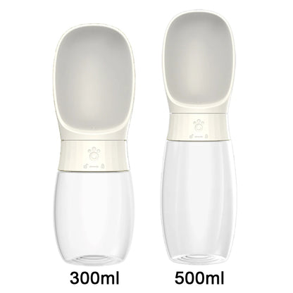 500ml Big Dog Water Bottle Portable Drinking Bowl For Small Medium Dogs Cat Travel Hiking Puppy Pet Hydration Dispenser Cup