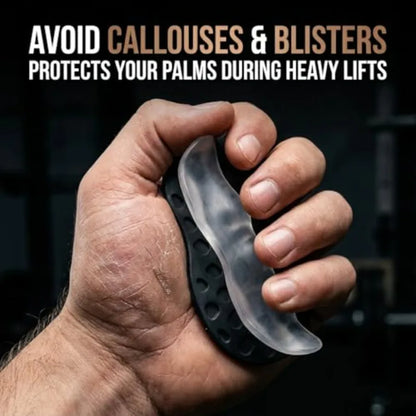 Gym Grips Anti-Slip for Weight Lifting Silicone Workout Grips Pads for Palm Callus Protection, Ergonomic Gym Glove
