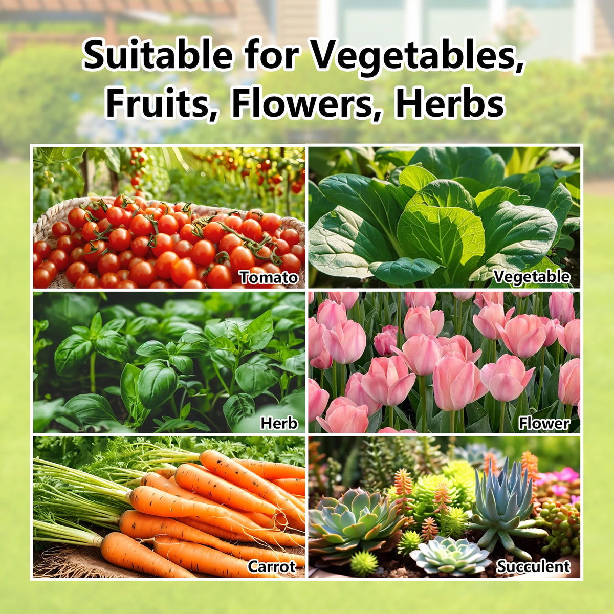 Garden Bed 2 Pack 8x4x2 ft Sturdy Heavy Duty Galvanized Metal Planter Box Set Outdoor Vegetable Flower Herbs Fruits Black