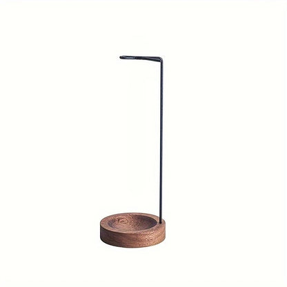 1pc Elegant Wooden Incense Burner - Creative Upside-Down Design, Perfect for Home Decor & Zen Aromatherapy