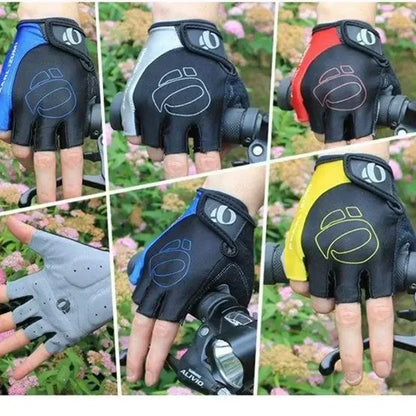 Cycling Gloves Half Finger Gel Anti-Slip Anti-Sweat Road Bike, Gym, Weight Training Protection