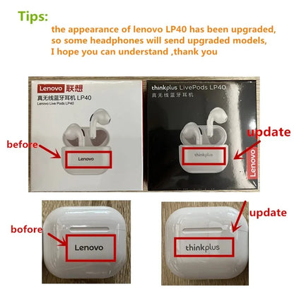 New LP40 NEW Bluetooth V5.0 Earphones Anti-sweat Lightweight Compatible With Smart Phone Laptop Computer