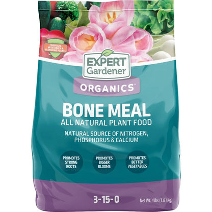 Bone Meal Plant Food Fertilizer 3-15-0 for Plants 4 lb Big Cost Effective Bag