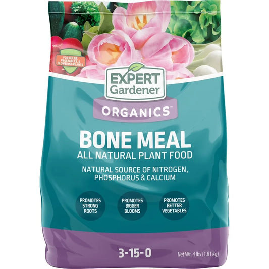Bone Meal Plant Food Fertilizer 3-15-0 for Plants 4 lb Big Cost Effective Bag