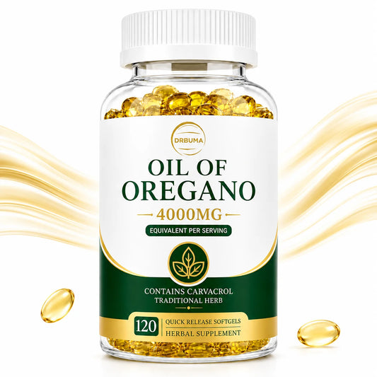 120-Count Oregano Oil Softgels, Herbal Botanical Dietary Supplement Capsules for Adults; Fast-Release Softgels, Easy to Swallow, Ideal for Daily Dietary Routine, Suitable for People Pursuing a Healthy Lifestyle