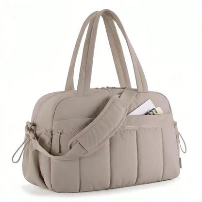 Large Capacity Gym Bag , Duffle for Travel with Wet Pocket, Lightweight Carry Weekender,  Multi-compartments Waterproof Shoulder Bag