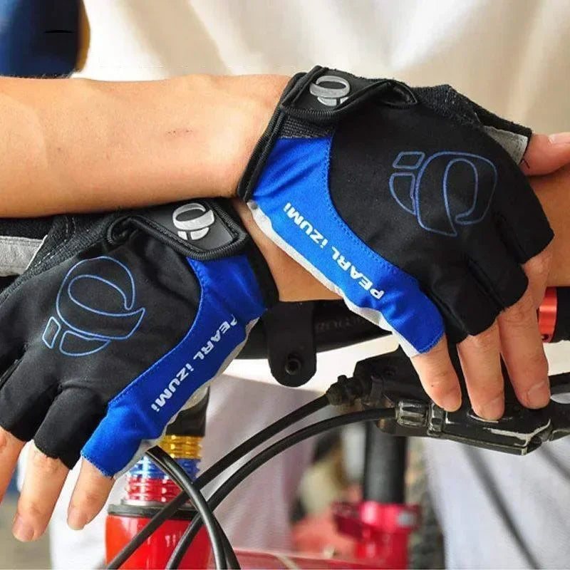 Cycling Gloves Half Finger Gel Anti-Slip Anti-Sweat Road Bike, Gym, Weight Training Protection