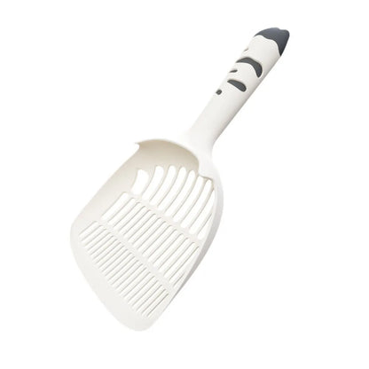 Paw Handle Cat Litter Scooper Durable Plastic Fine Hole Sifter Shovel Efficient Waste Cleaner for Indoor Cats