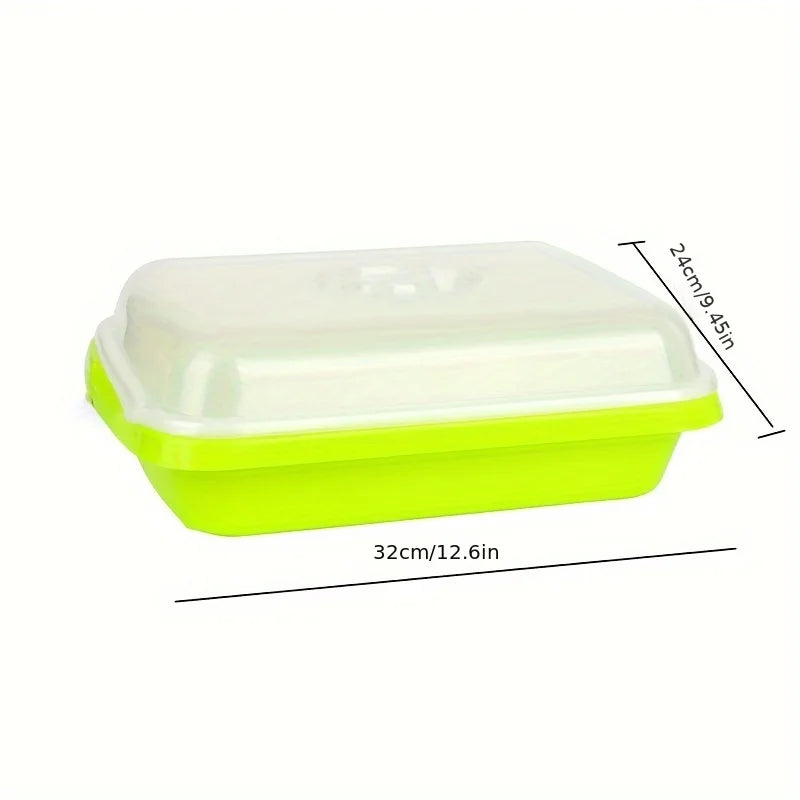 Micro‑greens growing trays, seed germination trays, hydroponic basket soilless seed germinator, lidded germination tray set, suitable for gardens