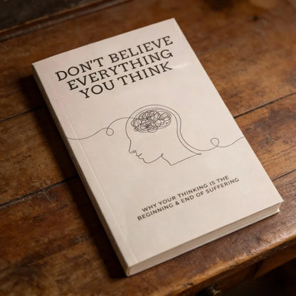 Don't Believe Everything You Think English Paperback Mental Health Self Help Personal Growth Guide Book