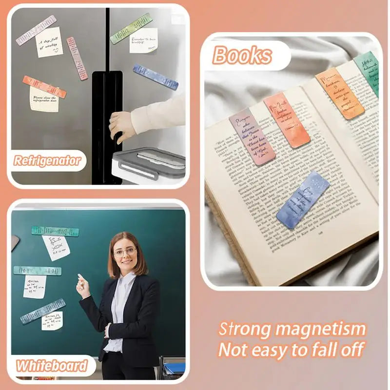 Bible Magnetic Bookmarks Religious 12X Inspirational Page Markers
