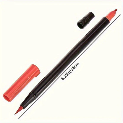 Vibrant Double-Ended Watercolor Markers – Art Set for Drawing & Crafts, Durable Plastic Bodies