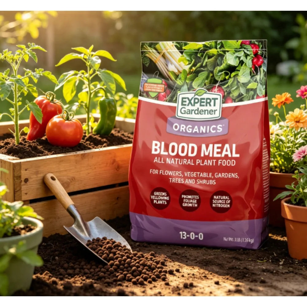 Expert Gardener Blood Meal Plant Food, 13-0-0, 3 lb.