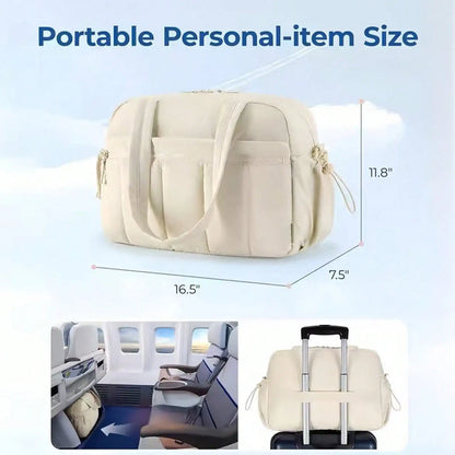 Large Capacity Gym Bag , Duffle for Travel with Wet Pocket, Lightweight Carry Weekender,  Multi-compartments Waterproof Shoulder Bag