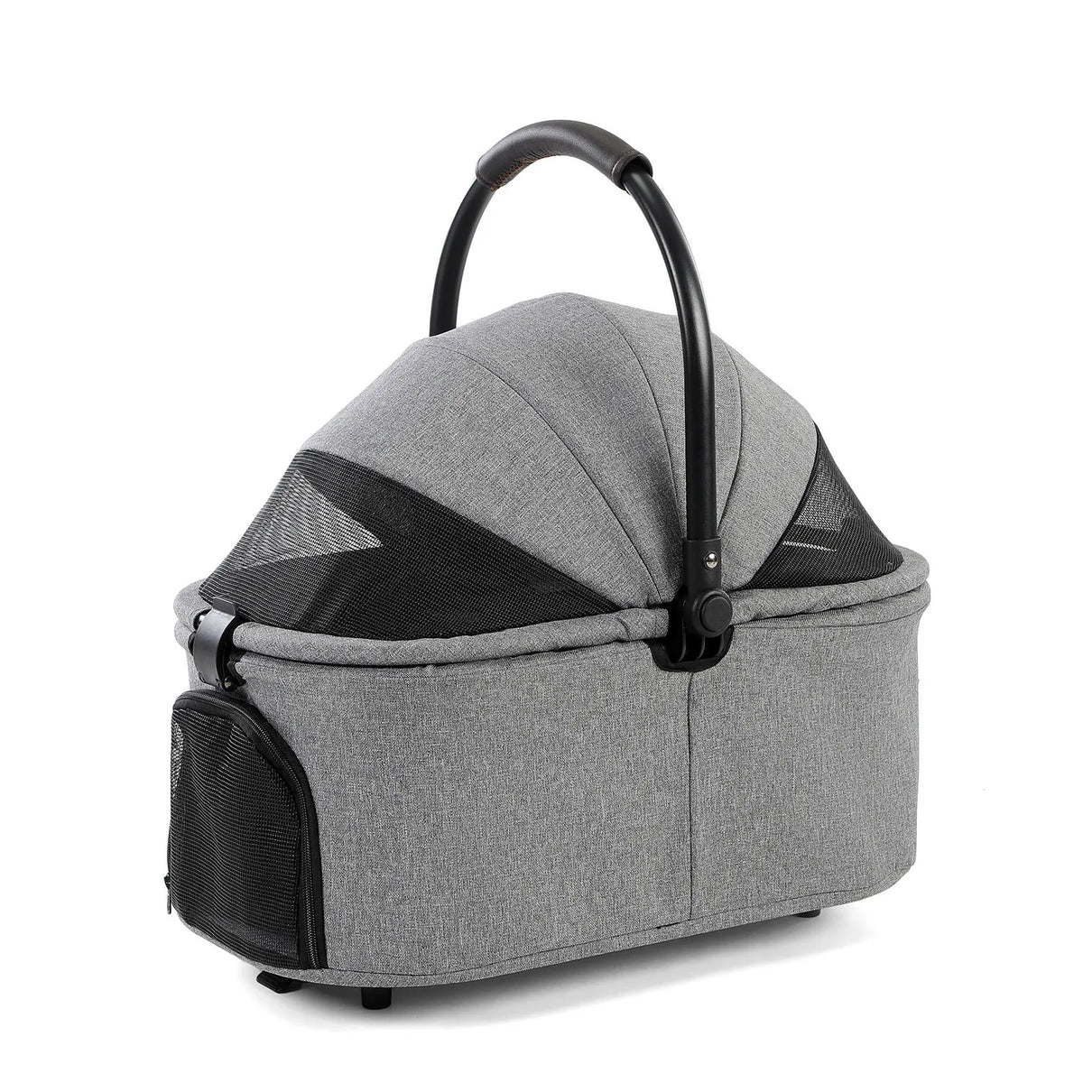 3 in 1 Folding Pet Stroller with Removable Carrier for Small/Medium Dogs and Cats, Waterproof, All-Terrain, with Sun Shade