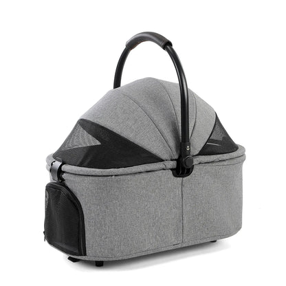 3 in 1 Folding Pet Stroller with Removable Carrier for Small/Medium Dogs and Cats, Waterproof, All-Terrain, with Sun Shade
