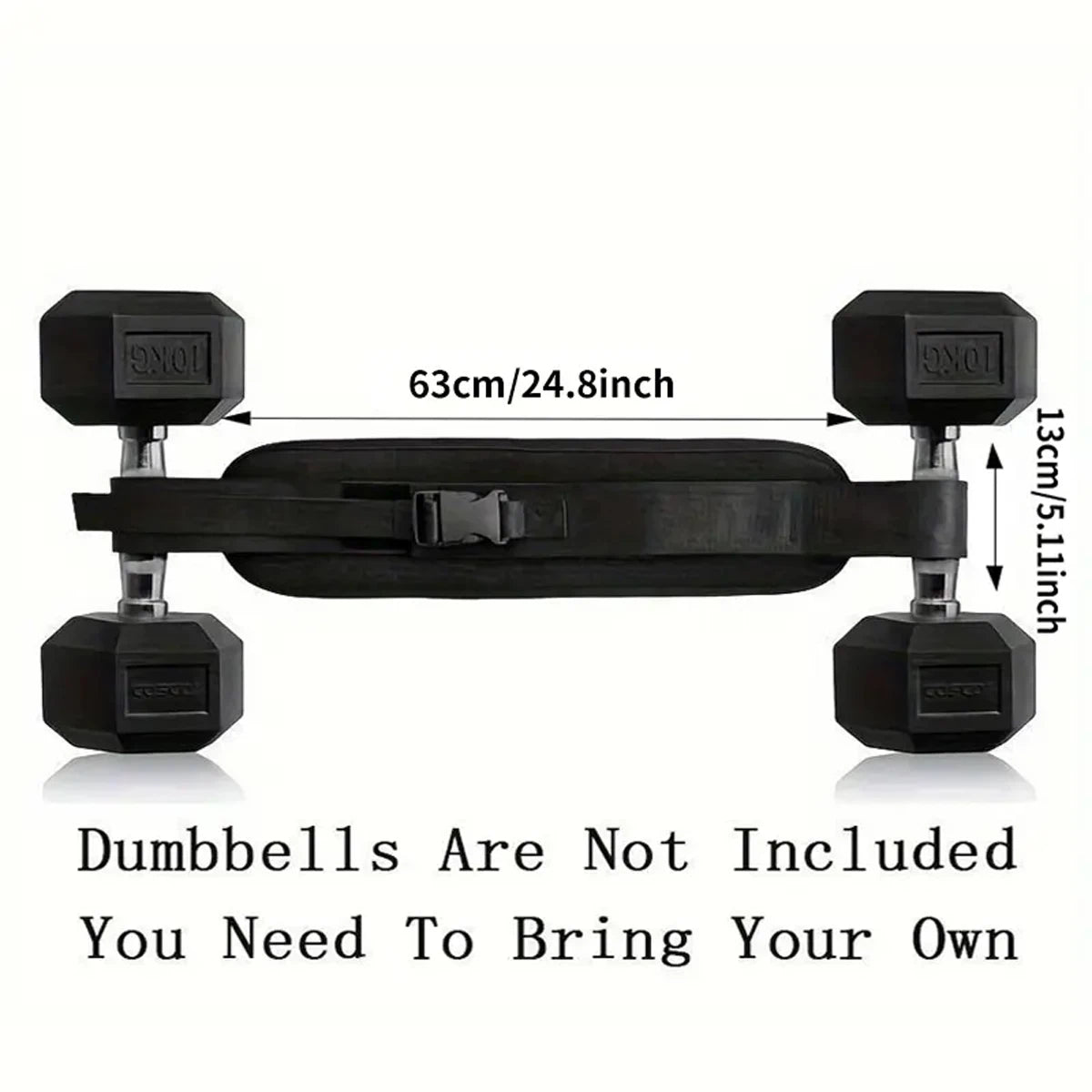 Adjustable Weighted Waist Belt for Workouts, Dumbbell Training & Hip Shaping, Home Gym Fitness Equipment