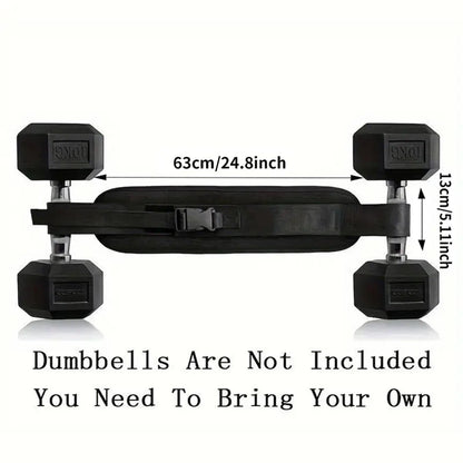 Adjustable Weighted Waist Belt for Workouts, Dumbbell Training & Hip Shaping, Home Gym Fitness Equipment