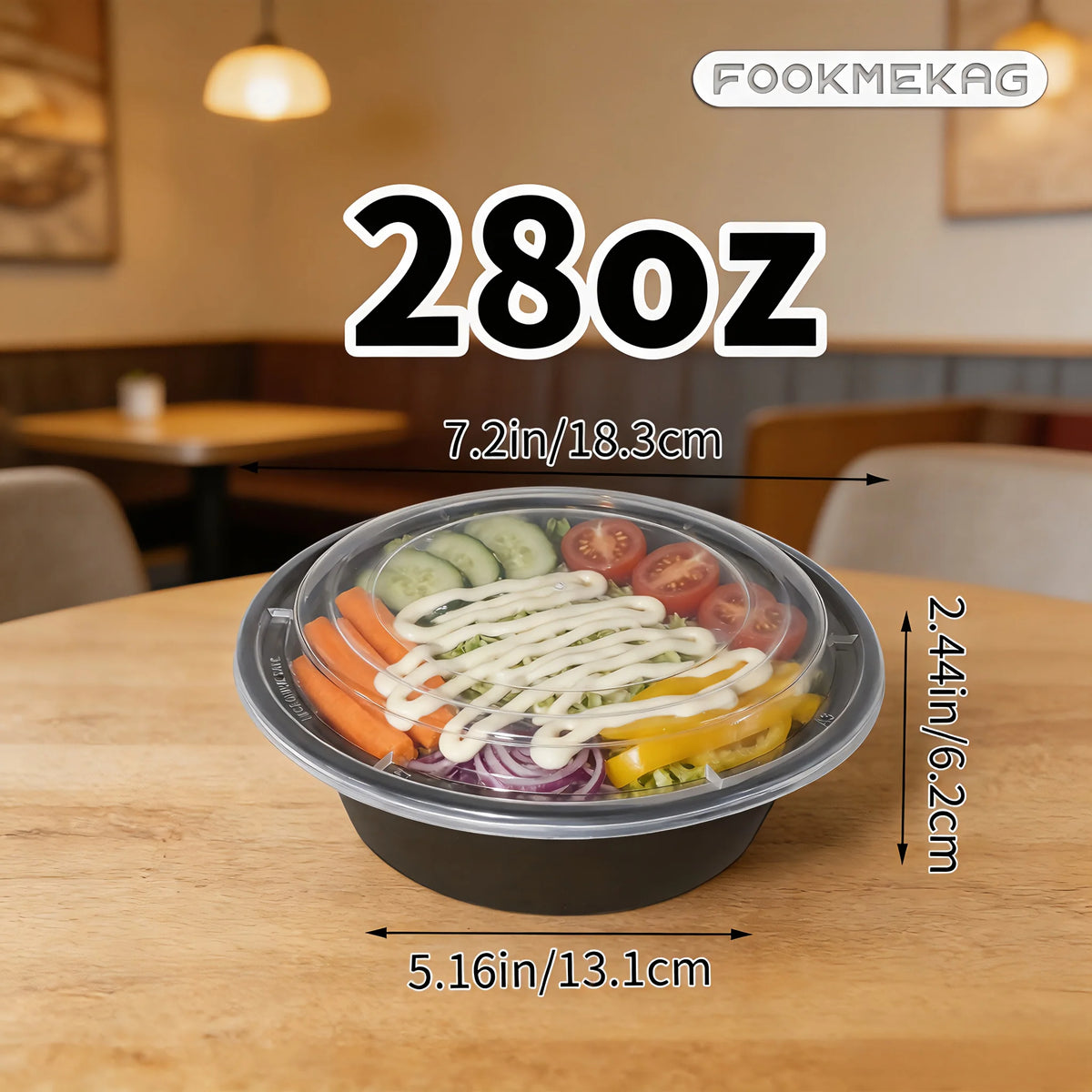 30 Sets Black Reusable 28oz Meal Prep Containers, Washable Plastic To-Go Food Boxes, Daily Meal Storage