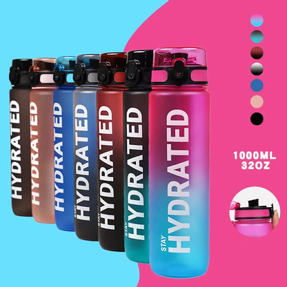 1L Water Bottle Portable Sport Leakproof Gym Bottle for Outdoor Travel Fitness Cycling