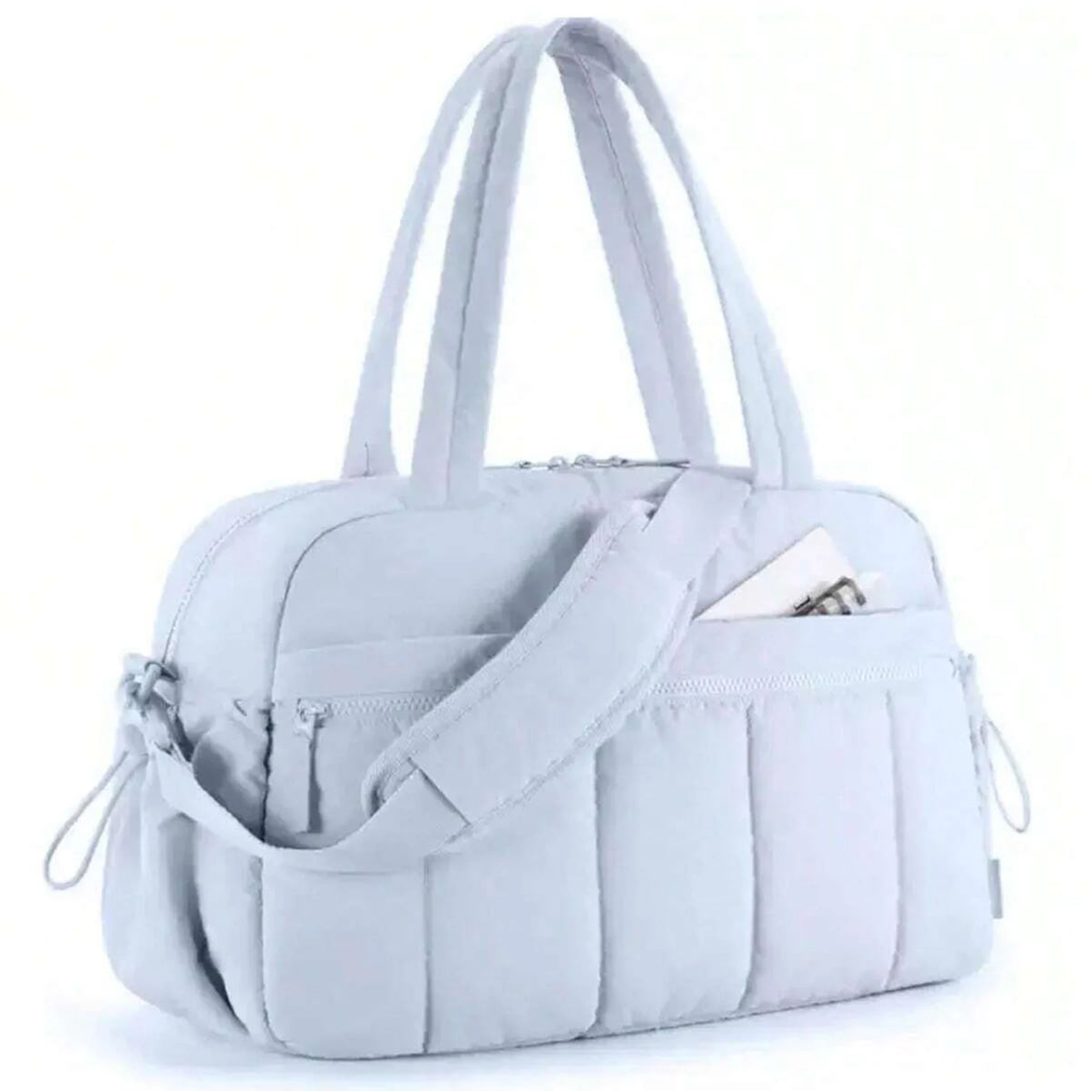 Large Capacity Gym Bag , Duffle for Travel with Wet Pocket, Lightweight Carry Weekender,  Multi-compartments Waterproof Shoulder Bag