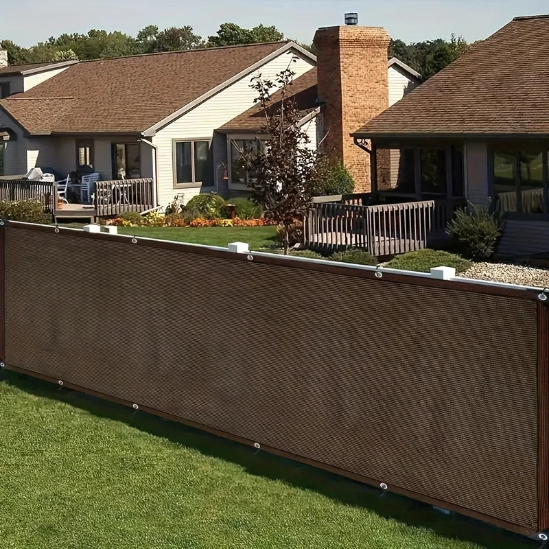 Plant Sunshade Nets, Outdoor Sunshade Nets, High-Density Polyethylene Mesh with Copper Grommets, Uv-Resistant, Breathable and Light-Blocking