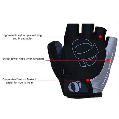 Cycling Gloves Half Finger Gel Anti-Slip Anti-Sweat Road Bike, Gym, Weight Training Protection