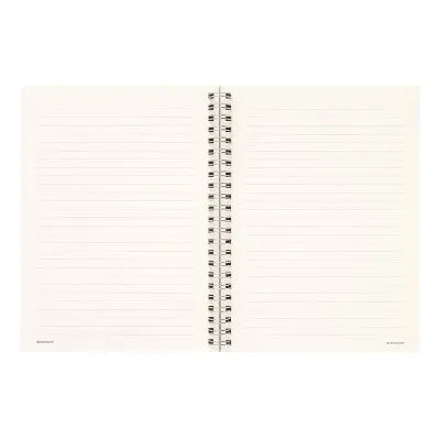 80pg Ruled Notebook 5.875"x8" Floral (Designs Vary): Spiral Soft Cover Journal, Multicolor for School, Office and Home