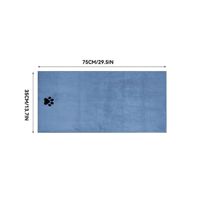 3 Size Options Microfiber Pet Bath Towel Embroidered Super Soft Absorbent Cat Dogs Grooming Supplies