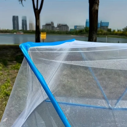 Foldable Garden Cover Mesh Plant Protection Tent Insect Proof Arched Greenhouse, Easy To Install, Breathable Non Stuffy Seedling Cultivation