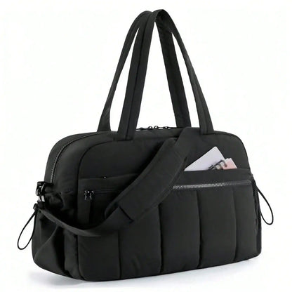 Large Capacity Gym Bag , Duffle for Travel with Wet Pocket, Lightweight Carry Weekender,  Multi-compartments Waterproof Shoulder Bag