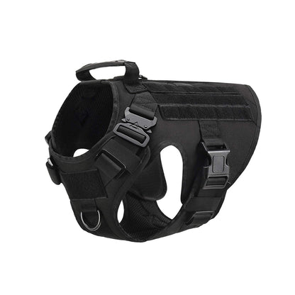 Tactical Dog Harness Collar Leash For Medium Large Dogs Pet Training Walking