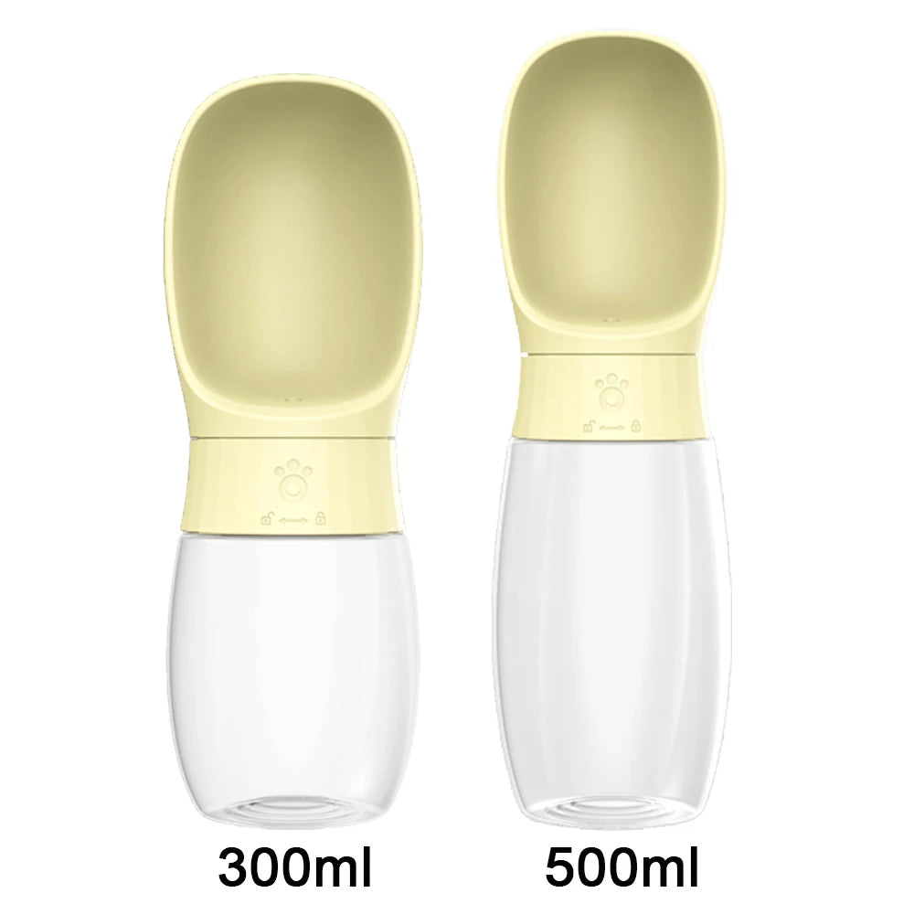 500ml Big Dog Water Bottle Portable Drinking Bowl For Small Medium Dogs Cat Travel Hiking Puppy Pet Hydration Dispenser Cup