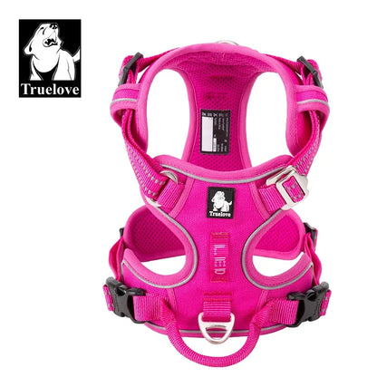 Pet Reflective Nylon Dog Harness No Pull Adjustable Medium Large Vest Safety Lead Walking Running