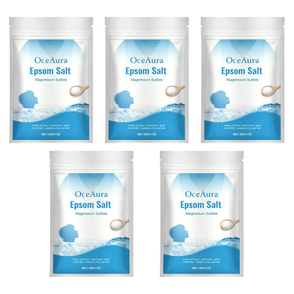 Pure Epsom Salt Magnesium Sulfate for Foot Hand Full Body Bath Soothing Relaxing Moisturizing Skincare