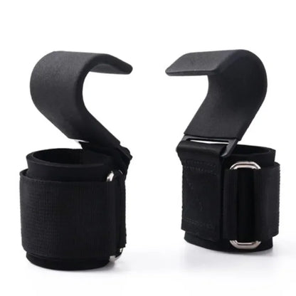 1/2PC Non-Slip Weight Lifting Hookspremium Pair of Straps Weightlifting Deadlift Chin Pull Up and Exercise Fitness Hook Training