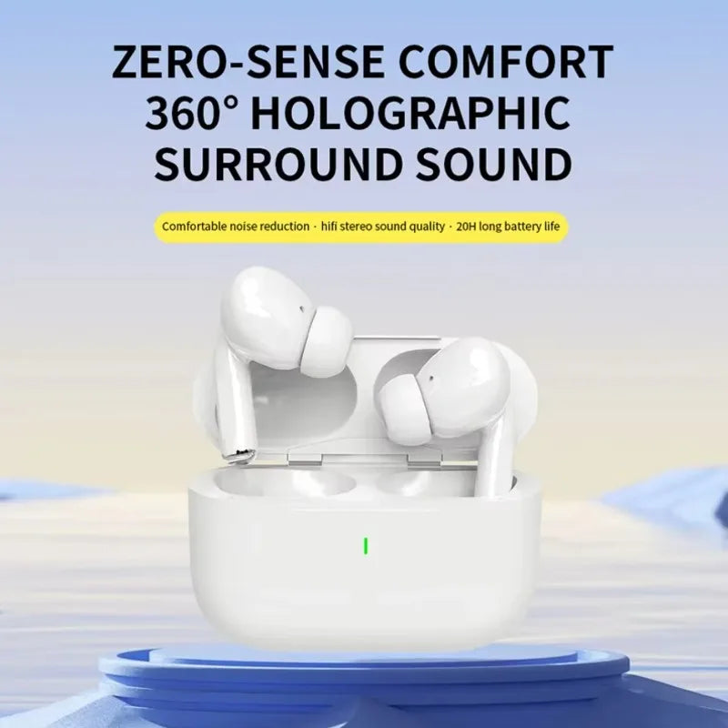 TWS Pro 5 Wireless Bluetooth Headphones ANC Noise Reduction Earbuds HiFi Sound Low Latency for IPhone Android